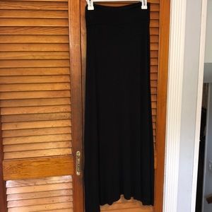 Black maxi Skirt
